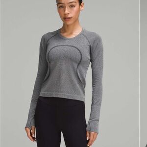 Lululemon Swiftly Tech Long-Sleeve Shirt 2.0 Waist Length Sparkle NWT size 12